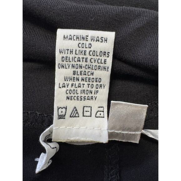 Max Studio Fold Over Waist Maxi Jersey Skirt, Black, Sz: M, 73-20 - Picture 6 of 16